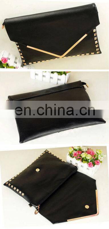 Han edition contracted fashion promotion hand bag handbag manufacturer wholesale new rivet envelope