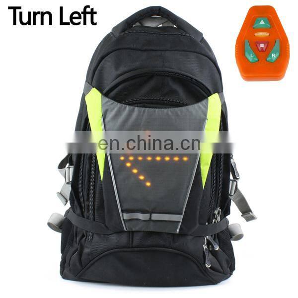 Hot selling led bicycle indicator lamp 2.4GHz bike security vest cool remote control bike lamp