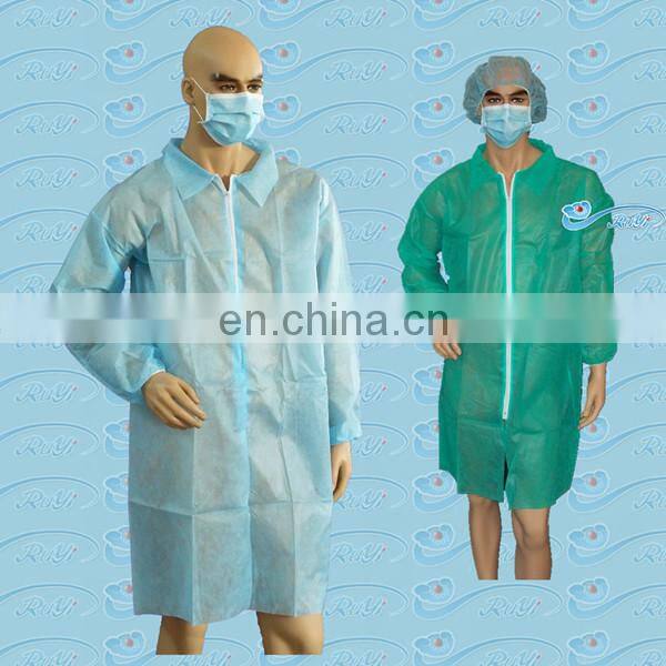 PP Disposable Surgical Gown/Nonwoven Disposable Lab Coat