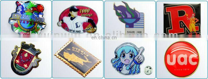 tiger Shaped Lapel Pin soft enamel