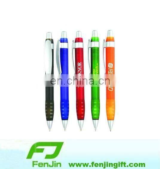 Plastic white color ball pen