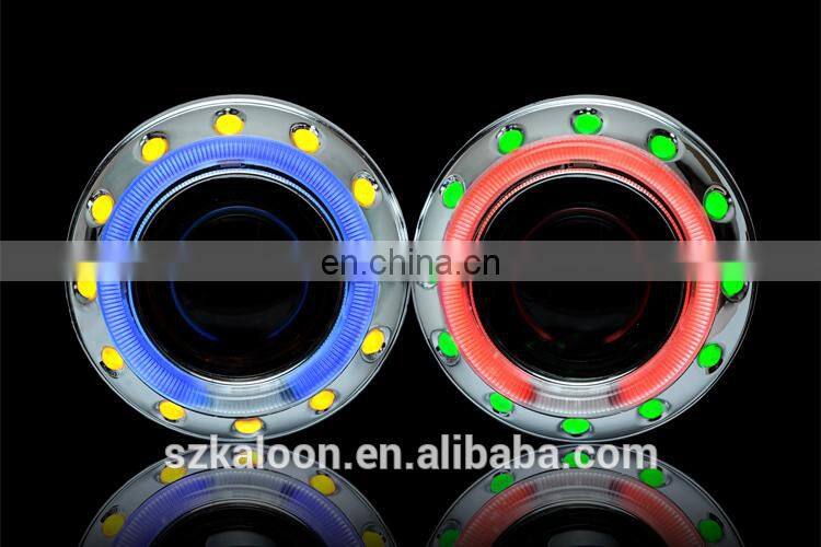 Bixenon Projector Lens kit with Angel Eye CCFL H1 H7 H4 H13 HB3 HB4 9004 9007+2pcs 35w AC Ballasts for Headlamp
