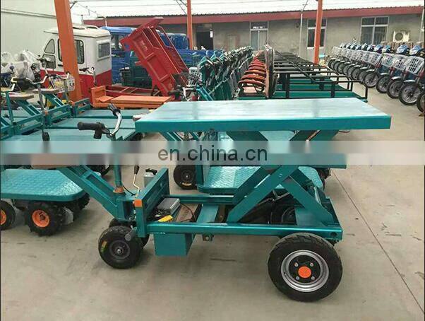 Greenhouse vegetables for electric hand pushed flat car/flatbed tricycle