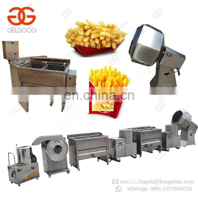 Hot Sale Semi-Automatic French Fries Making Machine Line Small Scale Potato Chips Production Machine Price