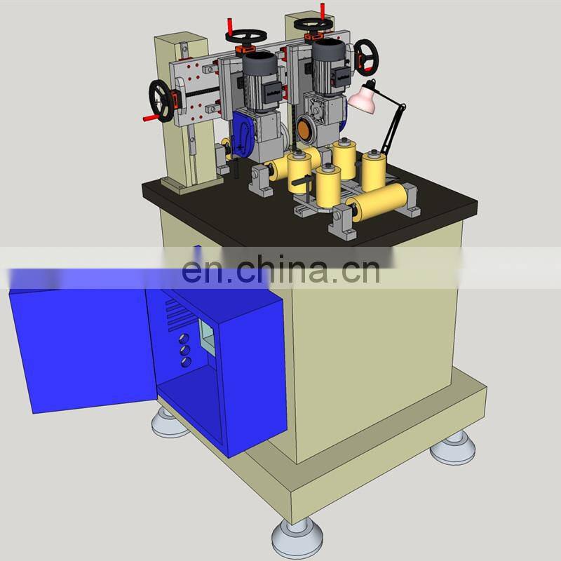 Excellent knurling machine and strip feeder for aluminum window and door