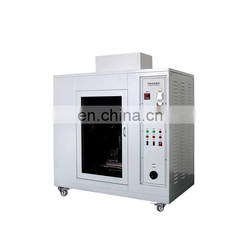 Wire insulation tester glow wire apparatus