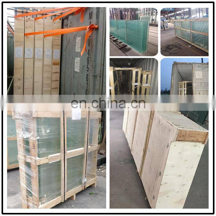 Best quality sound reduction clear PVB laminated glass cost per square foot