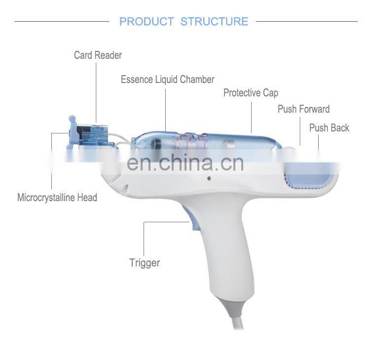 Newest Product Radio Frequency Water Gun Micro Power Mesotheray Machine Mesotherapy Gun Skin Rejuvenation Whitening