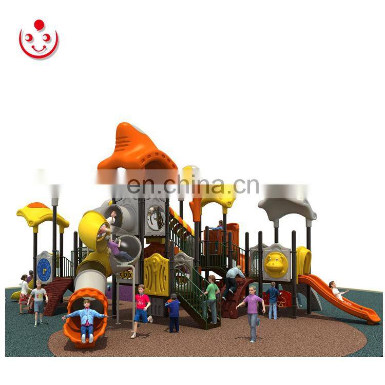 Hot Quality Kindergarten Used Children Playground Games Outdoor Playground Plastic Slide