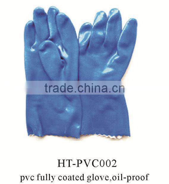 worker/PVC fully coated cotton interlock gloves good quality hand working gloves PVC gloves safety gloves hand protector