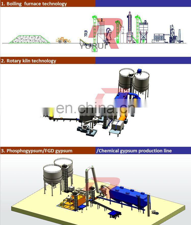 sell gypsum powder production line/small gypsum powder plant