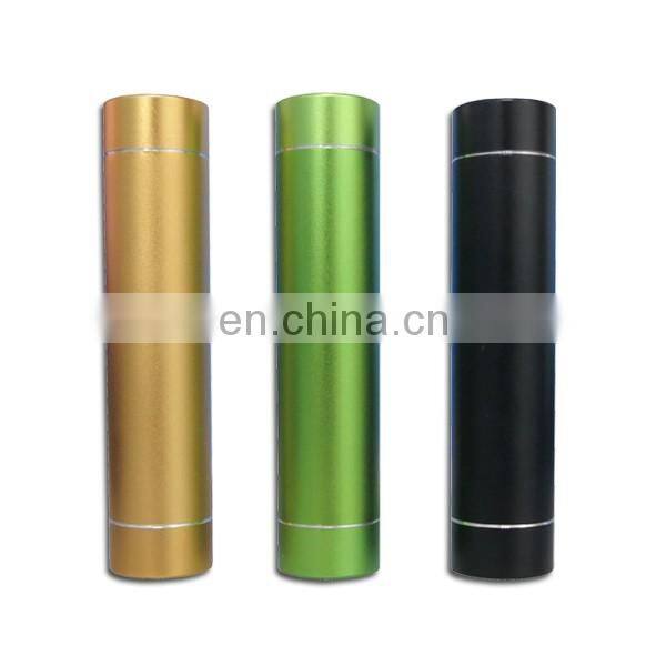 Top Selling Products Portable 2000mah Slim Power Bank power lipstick mini power recharger