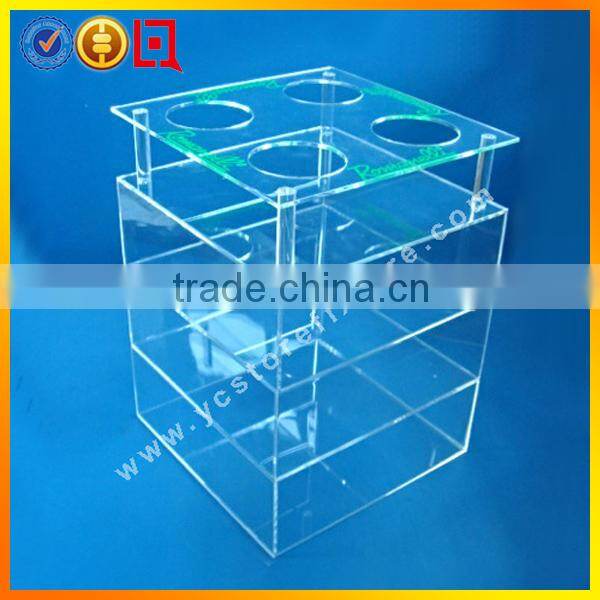 clear acrylic cute baby doll display case