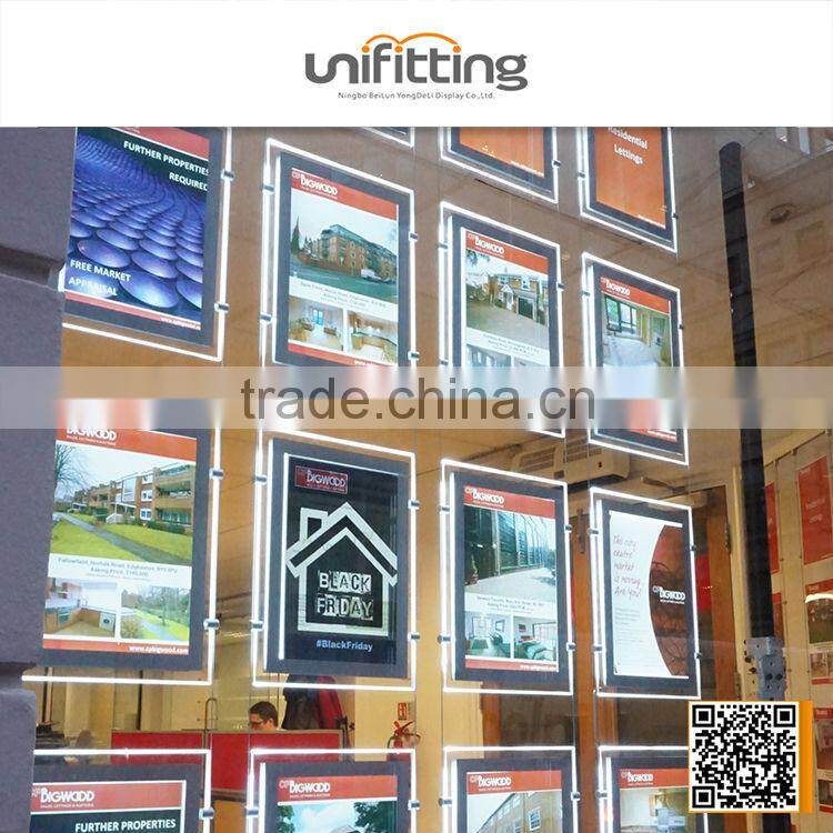 China Factory Supply Advertising Clear Acrylic Outdoor Light Box