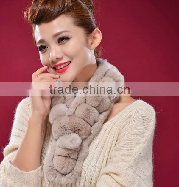 rex rabbit fur scarves