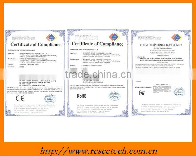 water resistant stop watch clock