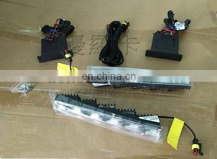 G CLASS W463 G55 G500 A-style body kit PP material front bumper fog light covers with LED front grille over fenders side mirrors