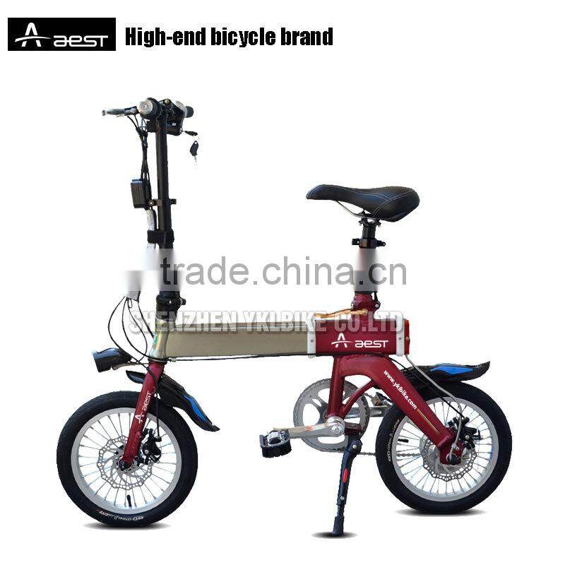 Fashionable Design! AEST Electric Bicycle Made Of Aluminium Alloy with Lithium Battery On Hot Sales,