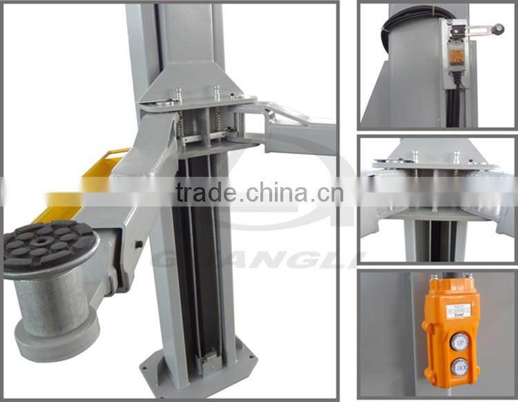 CE approved Factory supply high quality reliable 2 post gantry car hydraulic lift
