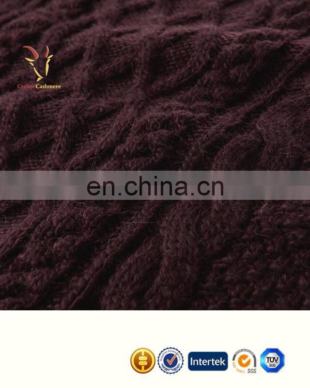 Warm Wool Private Label Knitted Winter Sweater for Women
