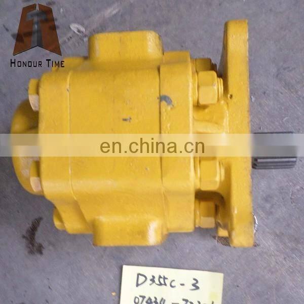 07434-72201 D355C-3 Hydraulic gear pump for Bulldozer pilot pump