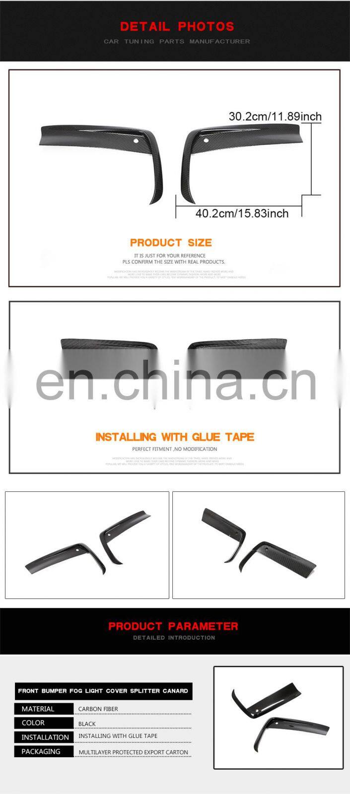 Popular new Dry Carbon Fiber Shark Fin Antenna Cover Radio FM/AM Decorate Trim for Universal Car