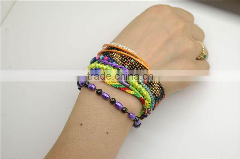 Trendy Handmade Mini Beaded Tassels Bohemian Bracelet