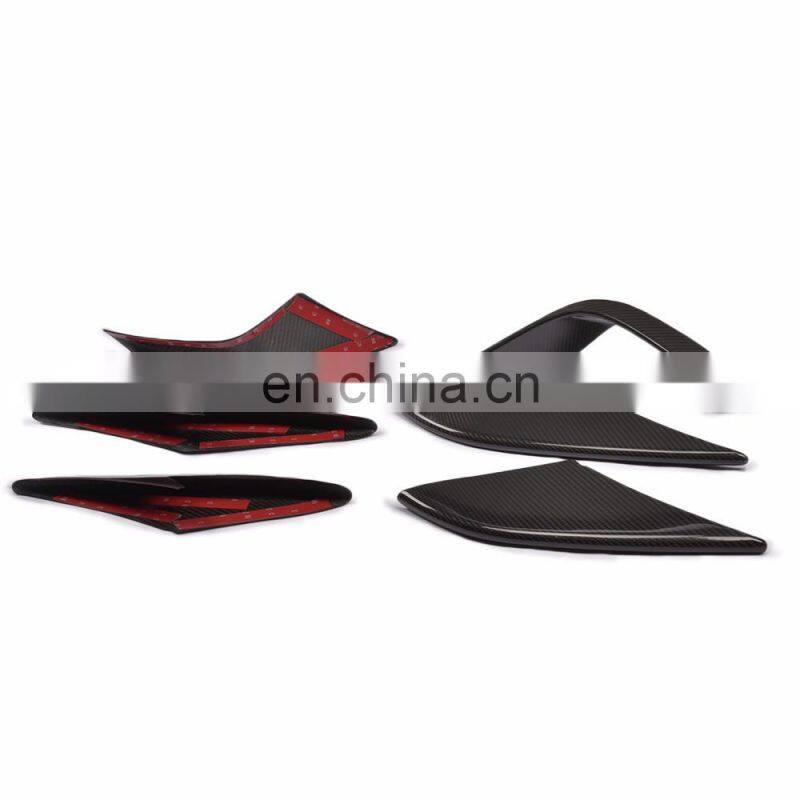 6pcs/set Carbon Fiber Fog Lamp Cover for Porsche Macan 2014 2015