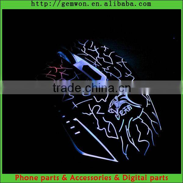 for PC Laptop Optical Wired 6d Changeable dpi Gaming handshoe mouse colorful Laser Design