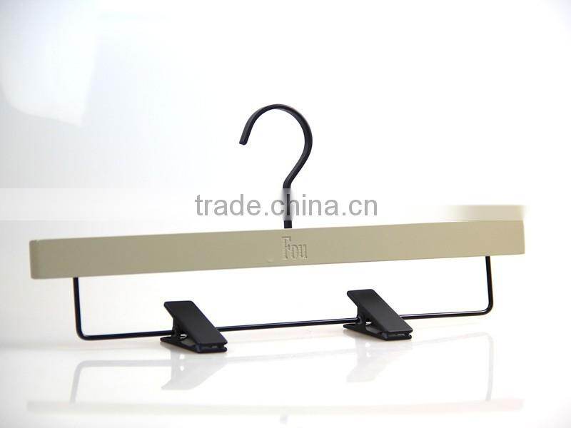 fashional high end wooden hanger and pants hanger for custom