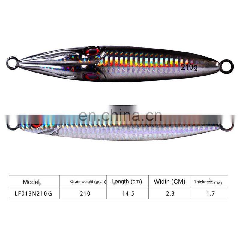 Clearance 210g Weight Vib Lures Fishing Lure Saltwater Jigging Lures Fishing Metal JigSaltwater Jigging