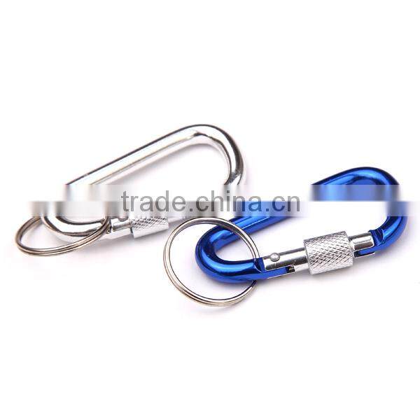 Zinc alloy carabiner keychain