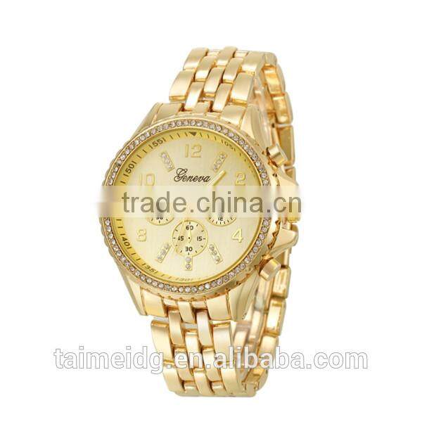 Logo branding woman watches metal geneva