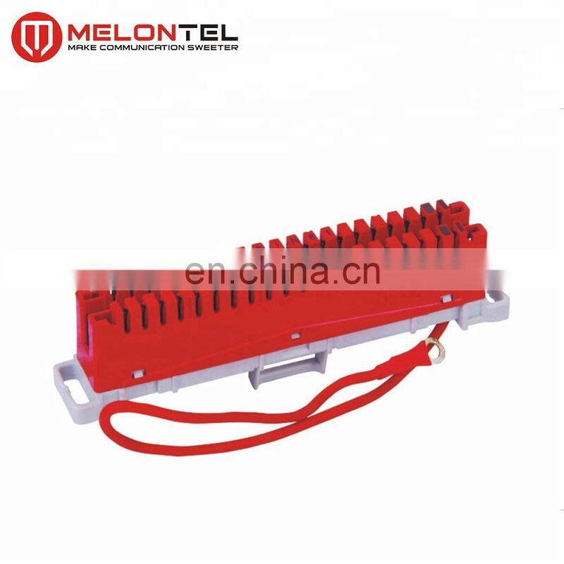 MT-2005 10 pair earth connection module Krone module with ground wire