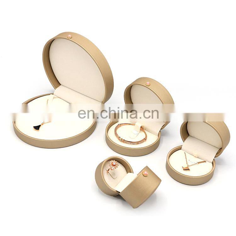 High-end Luxury jewelry box bracelet round bracelet boxes with logo custom