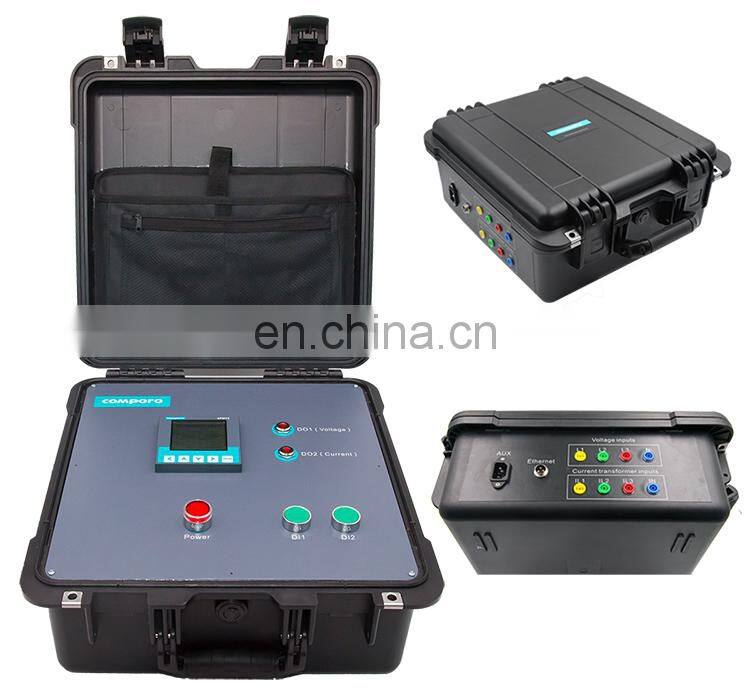 Portable three phase smart harmonic power energy quality analyzer meter with digital input and output