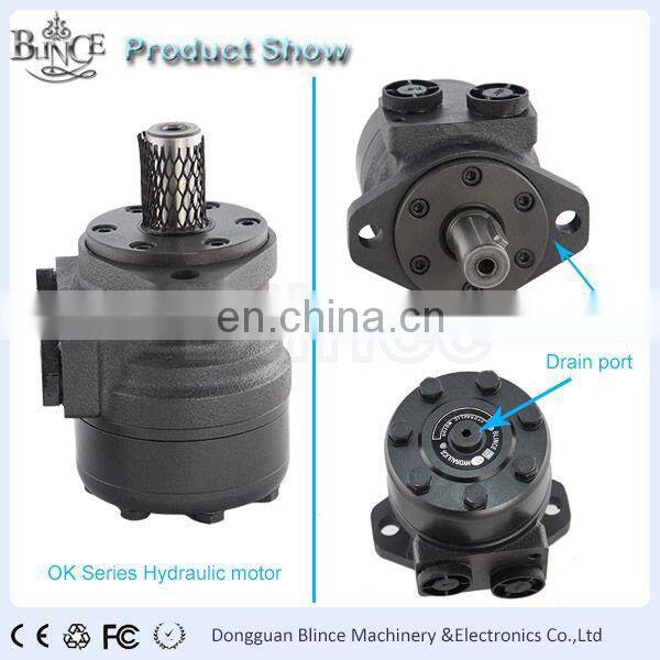 dongguan blince orbit motor OK80,italy d/s hydraulic motor for horizontal injection machine