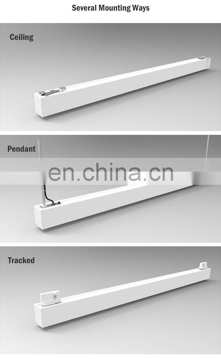 Modern High Lumen Office Airport Aluminum Smd 4000k 60w Led Linear Light