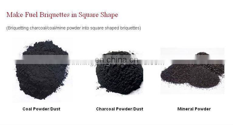 Factory Wood Sawdust Rice Huks Charcoal Briquetting Molding Machine