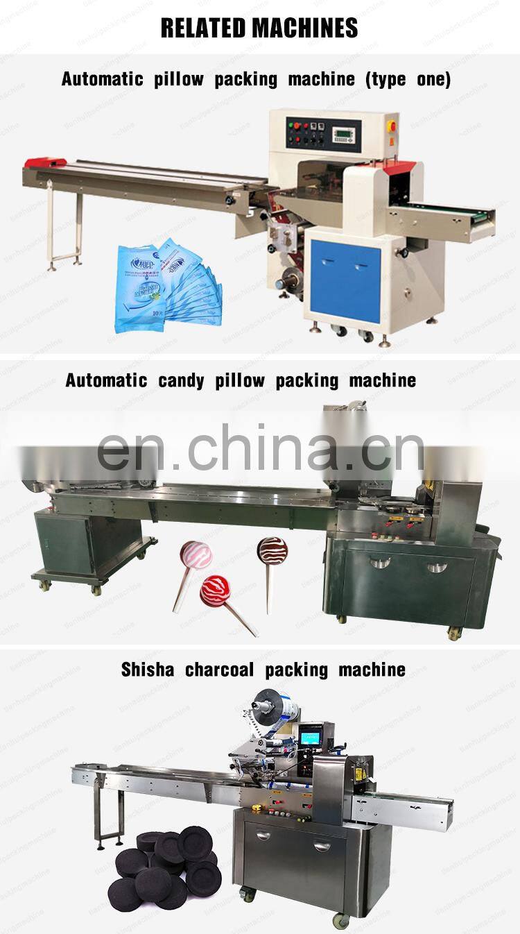 Factory price dessiccant snack bar packaging machine Automatic pillow packing machine