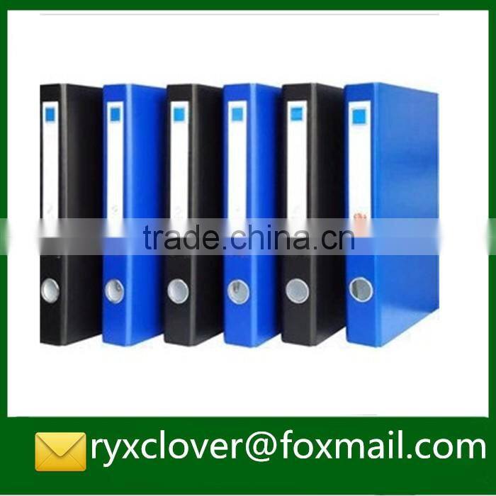 a4 size PP plastic file folders with metal double clips