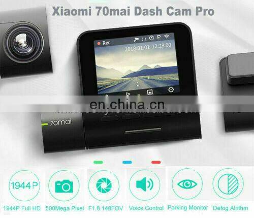 MI 70MAI Pro Smart Dash Cam 1944P HD Car Camera Driving Recorder Voice Control 1080P Car mi 70Mai Pro