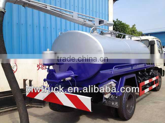 Factory supply small fecal tanker truck
