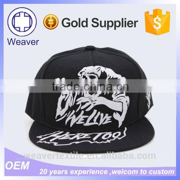 Top Selling Products 2015 Custom Flat Brim Fur Baseball Cap Snapback Cap Hat Cheap