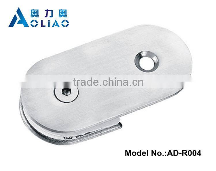 Stainless steel glass table clips and SS handrail clamps and handrail glass fixing