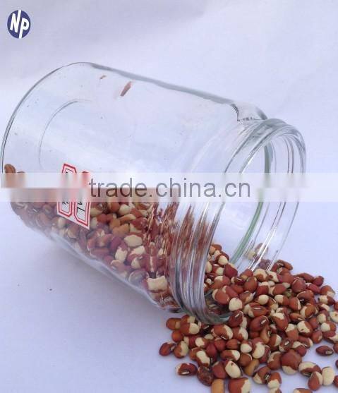 650ml food grade clear glass jars with cap