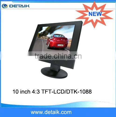 DTK-1088T USB HD Input 10 Inch TFT LCD Car TV Monitor