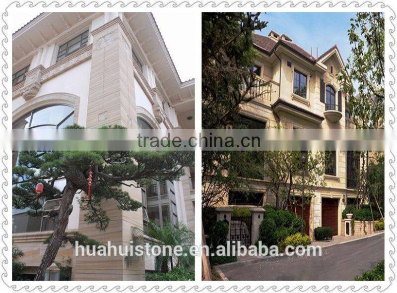 beige and white sandstone slabs factory price