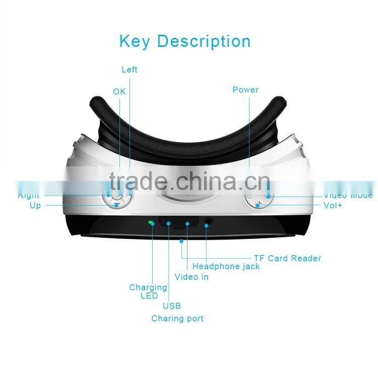 OEM V05 all in one vr Andriod 4.4 RK3288 Quad Core 360 virtual reality 3d vr