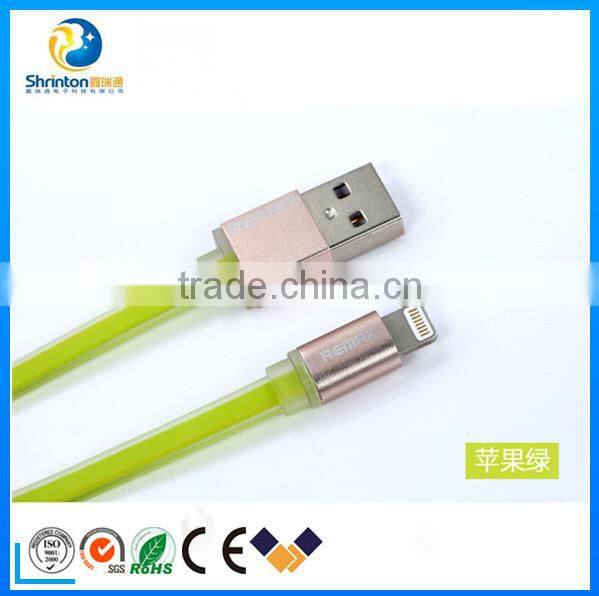 Colorful remax USB cable charging & data transfer usb data cable